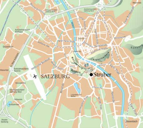 奥地利-萨尔茨堡地图